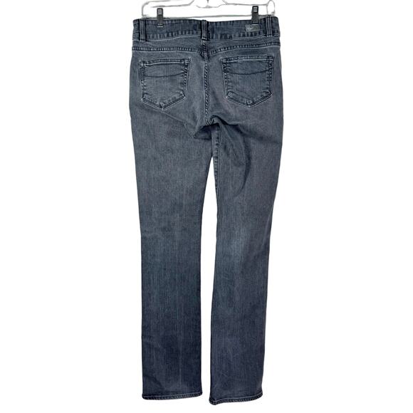 Paige Double Button Skinny Leg Med Rise Denim Jeans Gray 29 - Picture 2 of 12